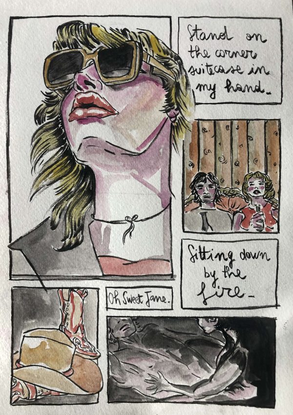 Sweet Jane - 29,5 x 21 cm - Artistic print on smooth paper