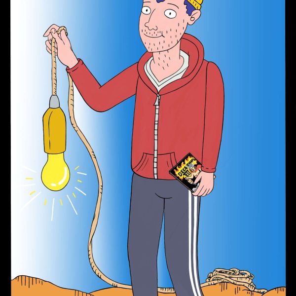 Hermitodd - 45 x 21 cm - Artistic print on smooth canvas