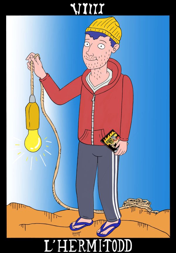 Hermitodd - 45 x 21 cm - Artistic print on smooth canvas